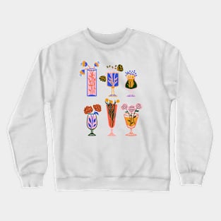 Floral cocktails Crewneck Sweatshirt